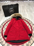Canada Goose Women's Hooded Fishtail Parka - Red